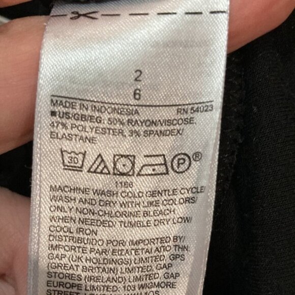 GAP Black Soft Flare Skirt - Picture 12 of 12